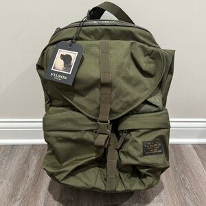 Filson Ripstop Nylon Backpack in Surplus Green 32L